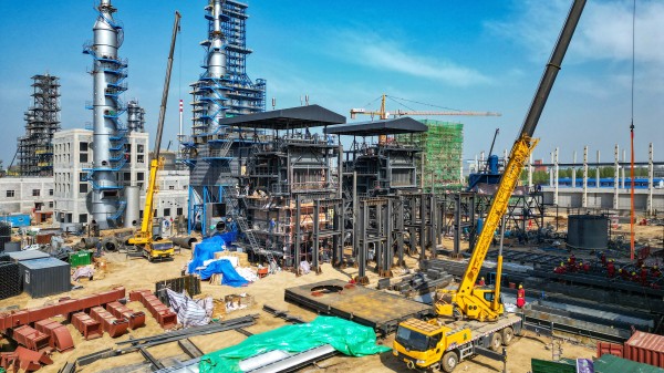 直擊一線！鄭鍋針狀焦余熱鍋爐項(xiàng)目建設(shè)全面提速