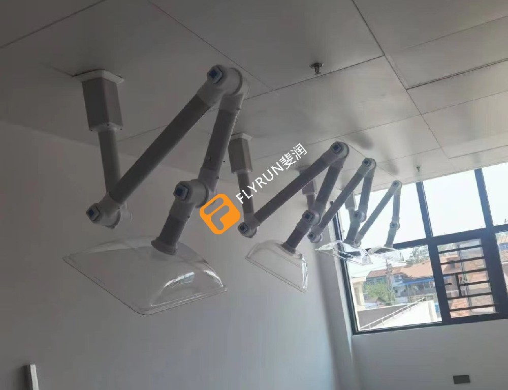 福建地区医院艾灸排烟净化系统安装完成